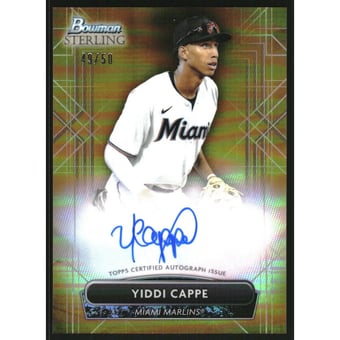 2022 Bowman Sterling Prospect Autographs #PAYC Yiddi Cappe