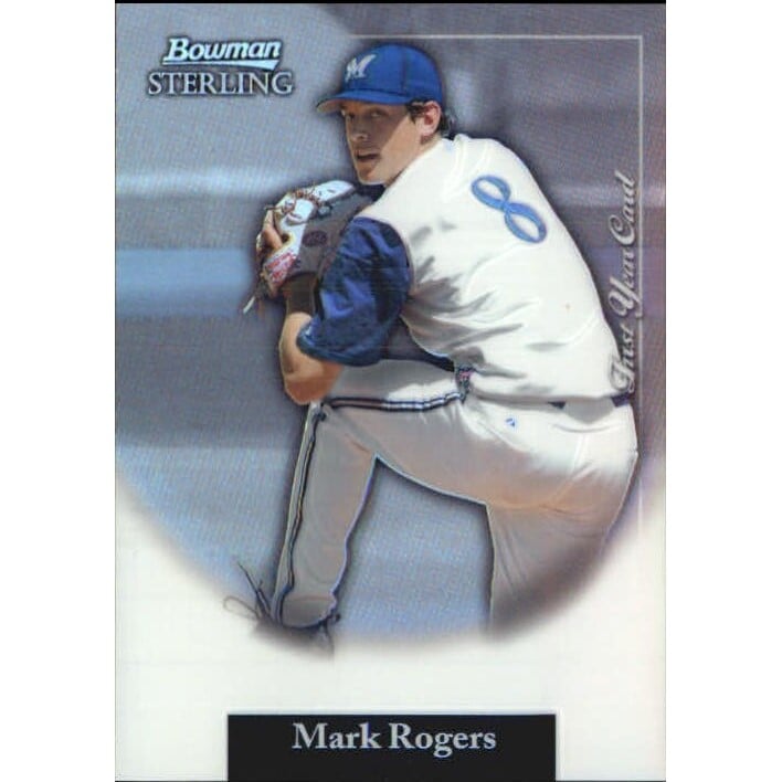 2004 Bowman Sterling Refractors #MRO Mark Rogers FY. rookie card picture