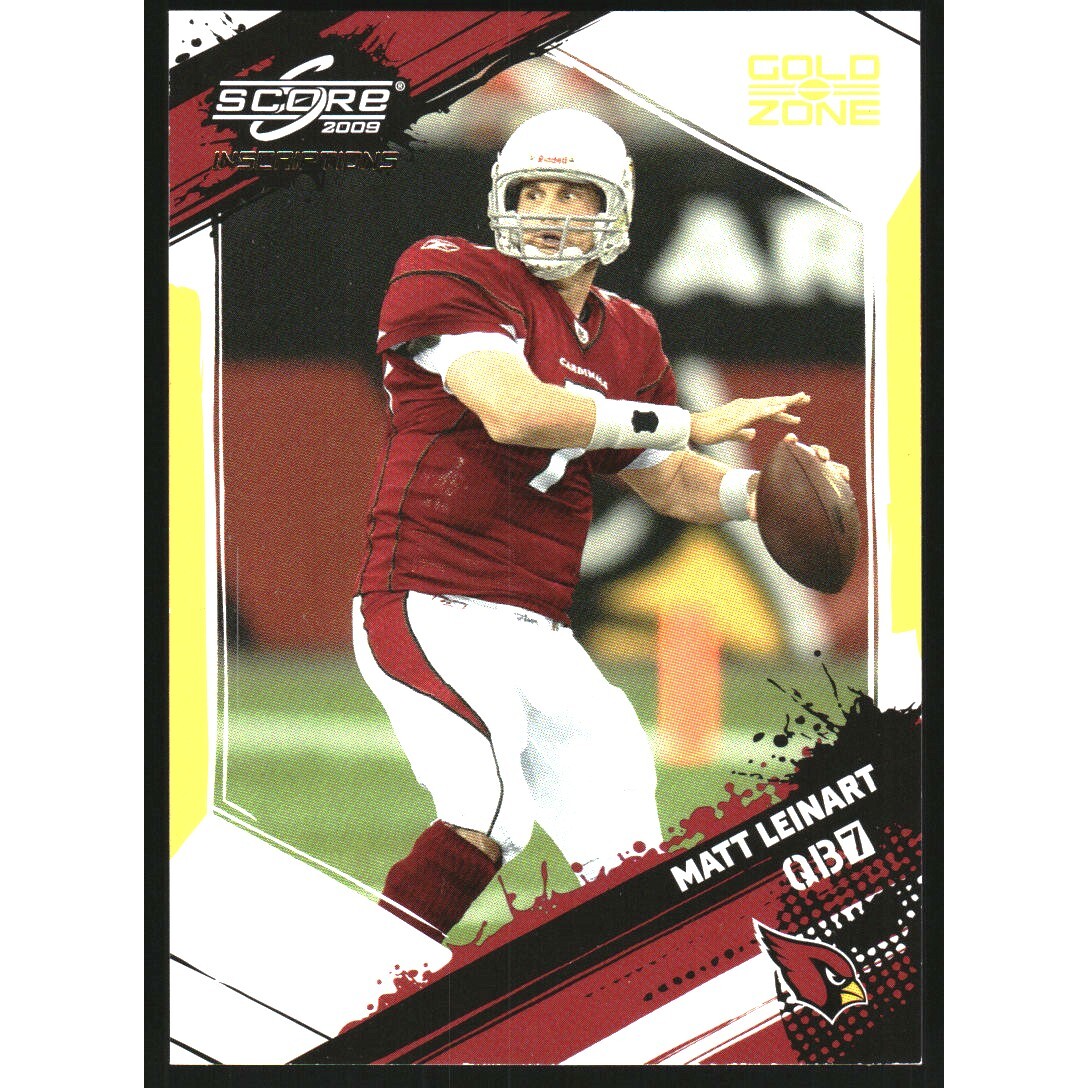 2009 Score Inscriptions Gold Zone #7 Matt Leinart