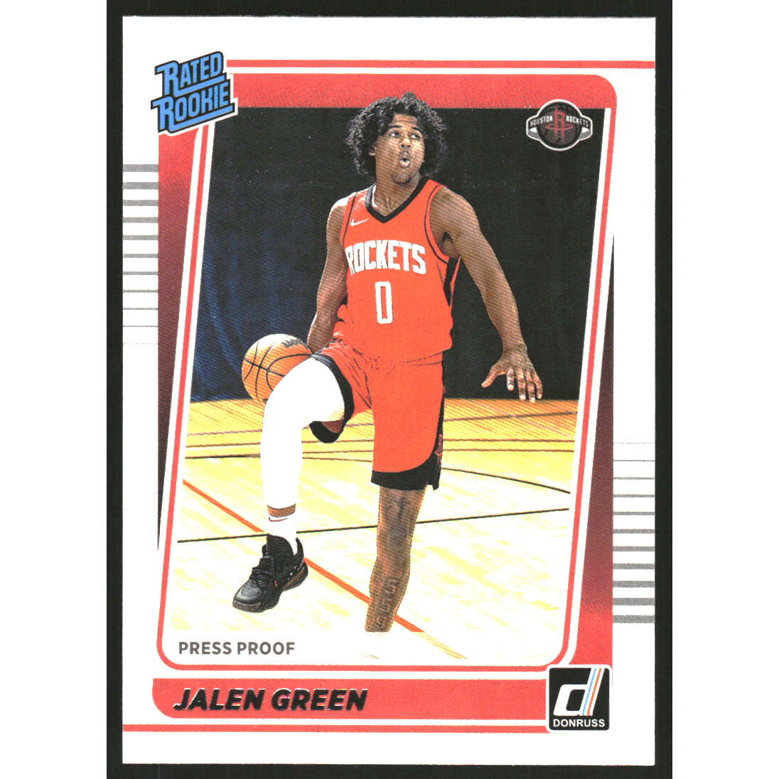 2021-22 Donruss Press Proof Silver #209 Jalen Green RR