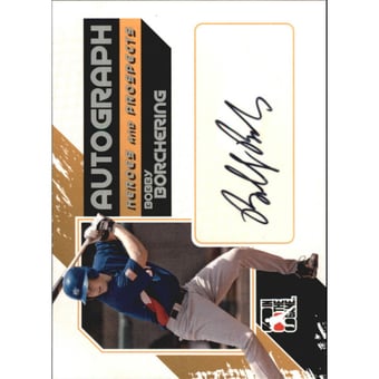 2011 ITG Heroes and Prospects Full Body Autographs Silver #BBO Bobby Borchering