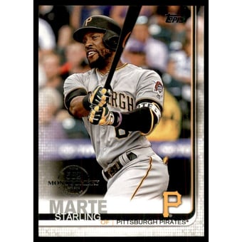 2019 Topps Factory Set 582 Montgomery #253 Starling Marte