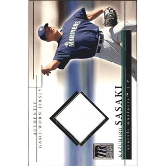 2002 Topps Reserve Uniform Relics #KS Kazuhiro Sasaki C