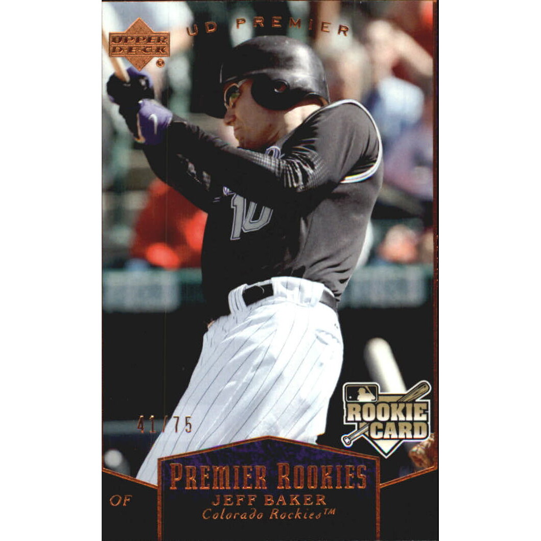 2007 Upper Deck Premier Bronze #206 Jeff Baker. rookie card picture