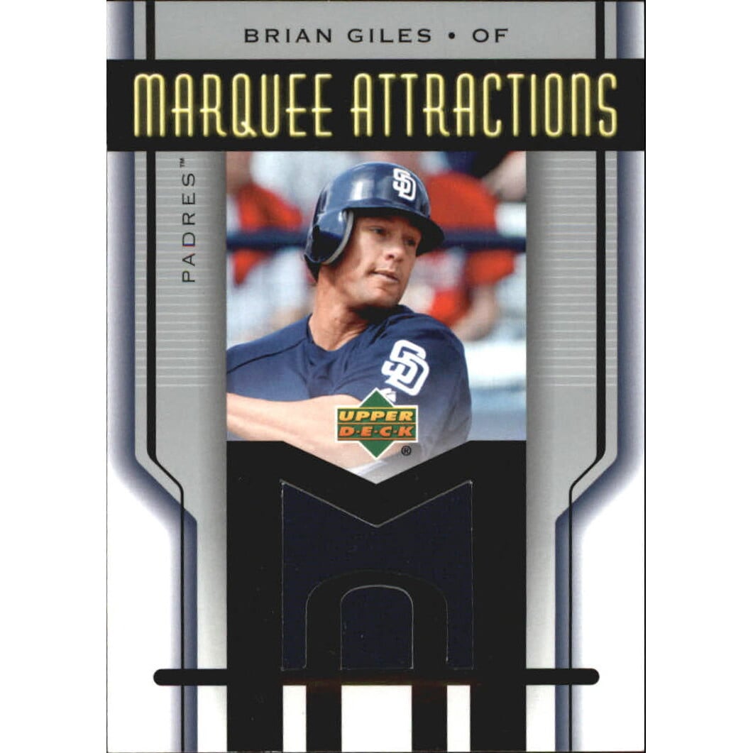 2005 Upper Deck Marquee Attractions Jersey #BG Brian Giles. rookie card picture