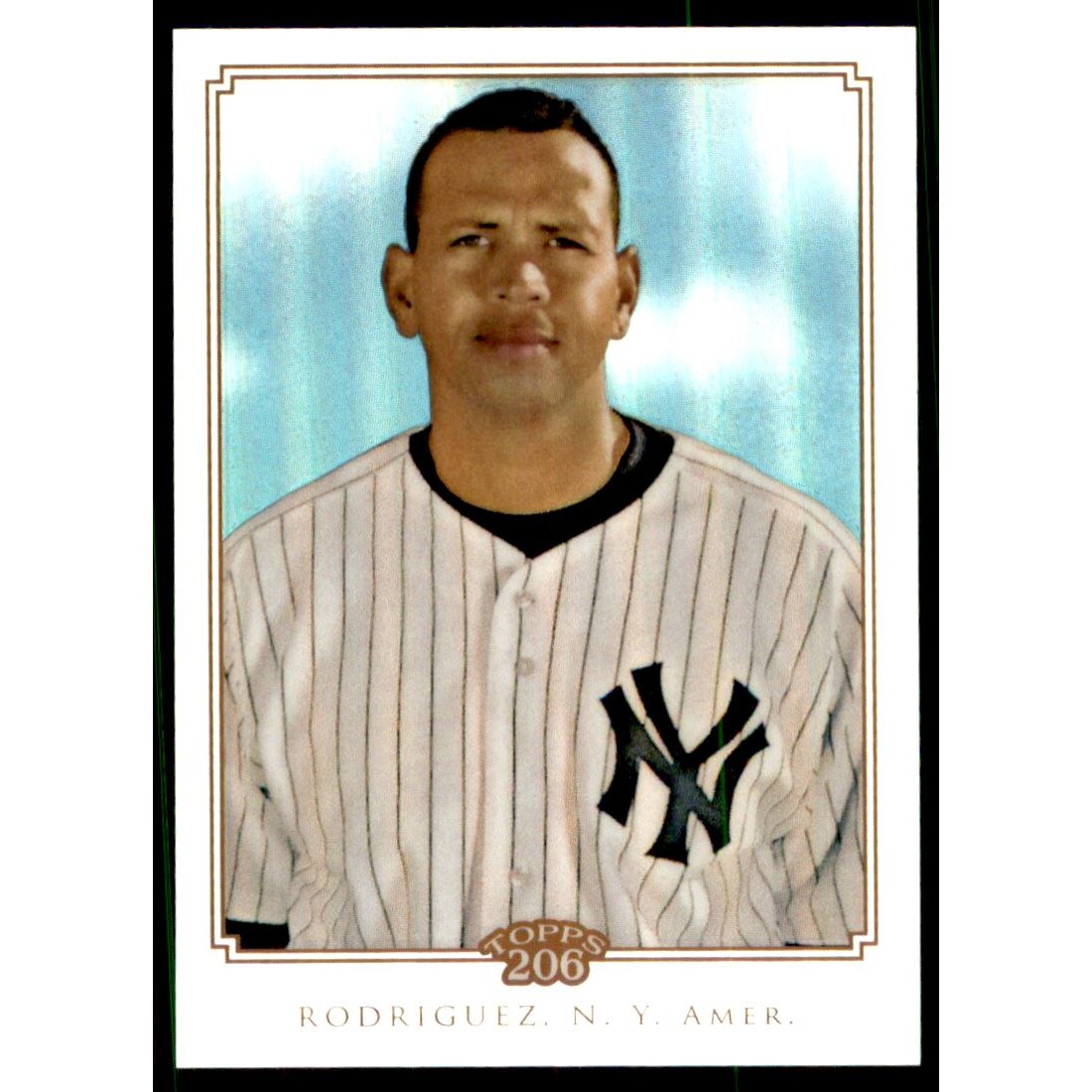 2010 Topps Chrome 206 Chrome Refractors #TC20 Alex Rodriguez 2010 Topps Chrome 206 Chrome Refractors #TC20 Alex Rodriguez