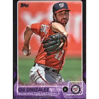2015 Topps Toys R Us Purple Border #44 Gio Gonzalez