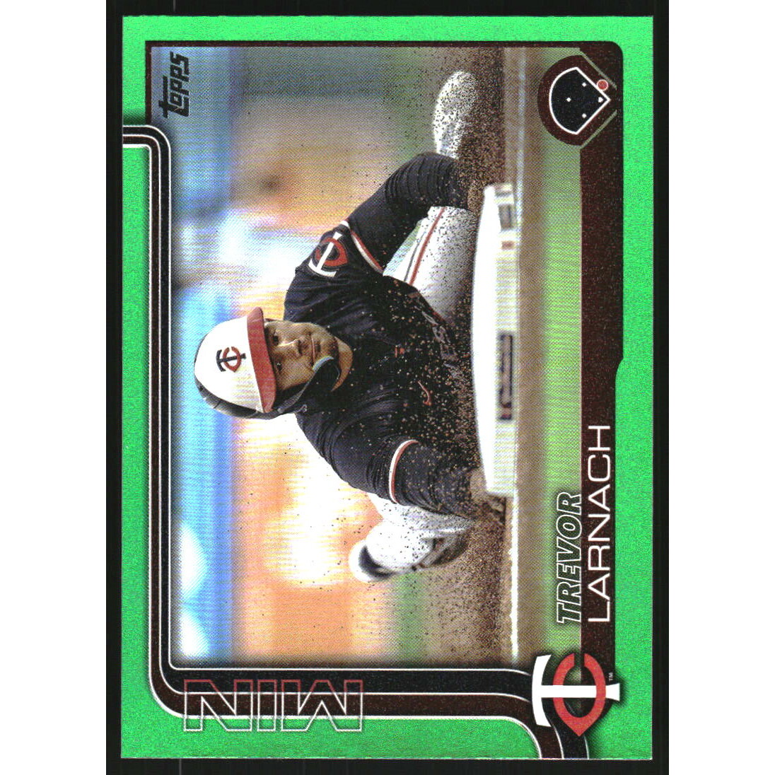 2025 Topps Green Rainbow Foil #279 Trevor Larnach. rookie card picture