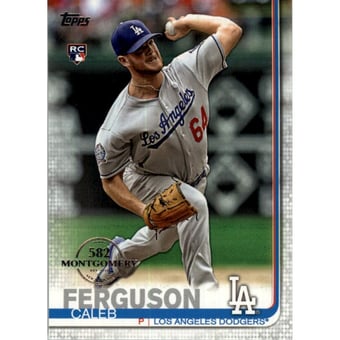 2019 Topps Factory Set 582 Montgomery #452 Caleb Ferguson