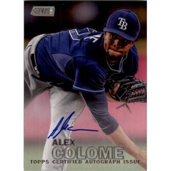 2016 Stadium Club Autographs #SCAAC Alex Colome