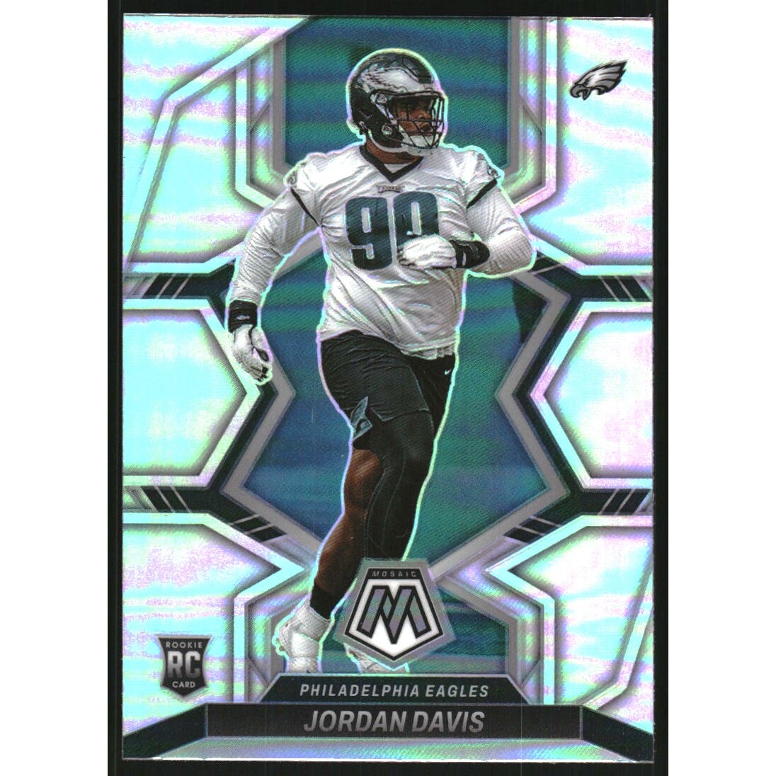 2022 Panini Mosaic Silver #370 Jordan Davis. rookie card picture