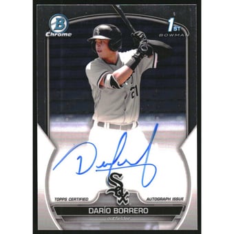 2023 Bowman Chrome Prospect Autographs #CPADBO Dario Borrero