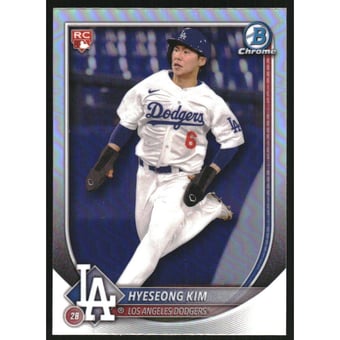2025 Bowman Chrome Red Rookie Logo #91 Hyeseong Kim