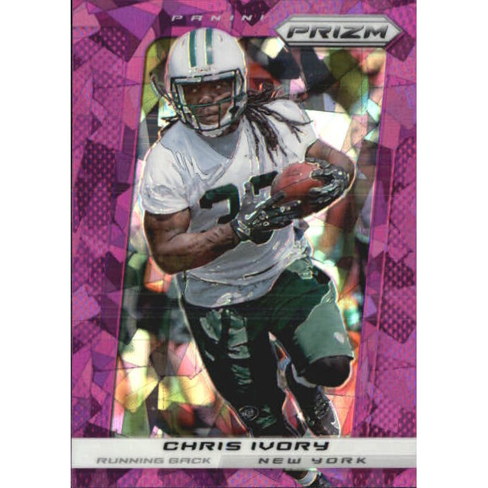 2013 Panini Prizm Prizms Purple Pulsar #76 Chris Ivory