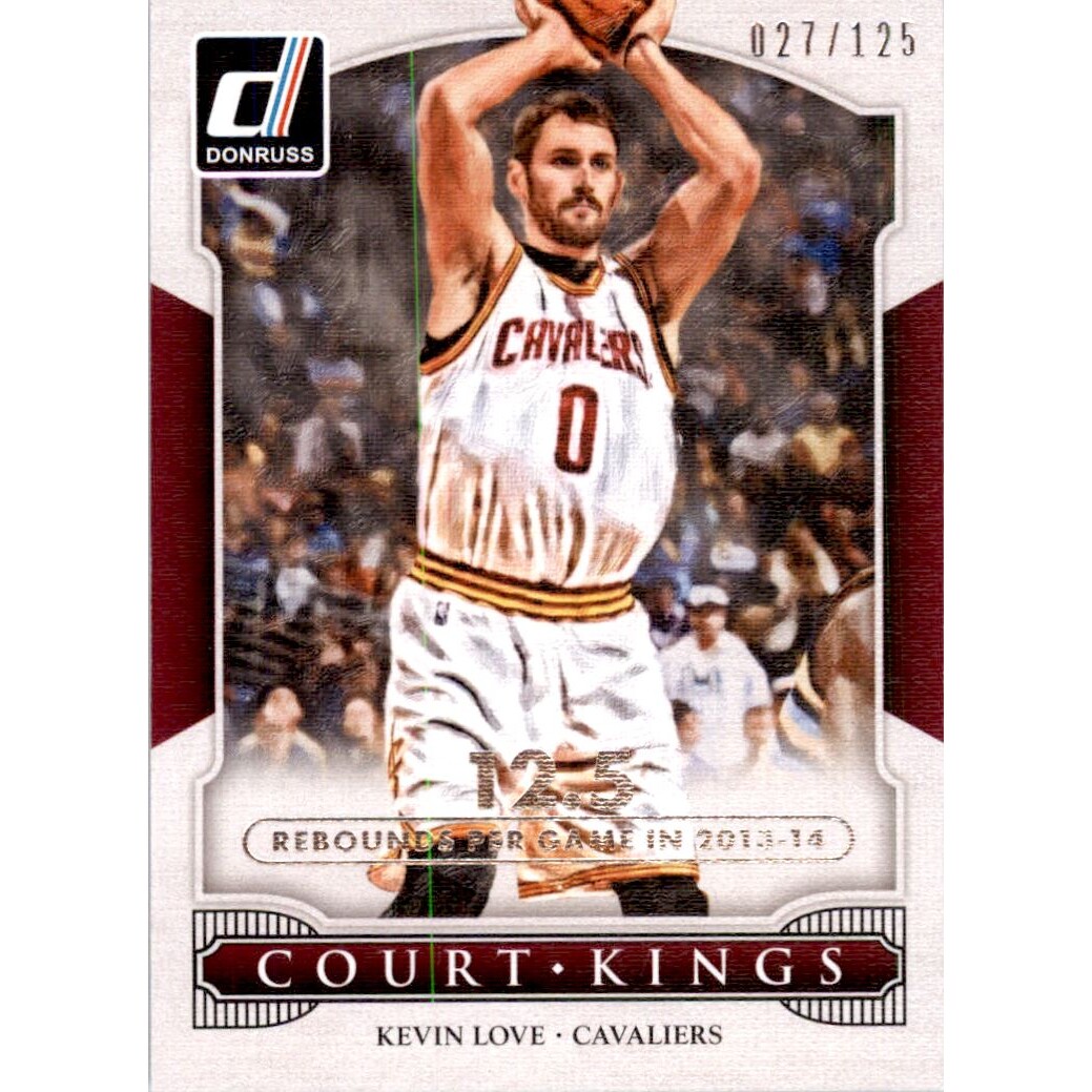 2014-15 Donruss Court Kings Stat Line Season #26 Kevin Love/125