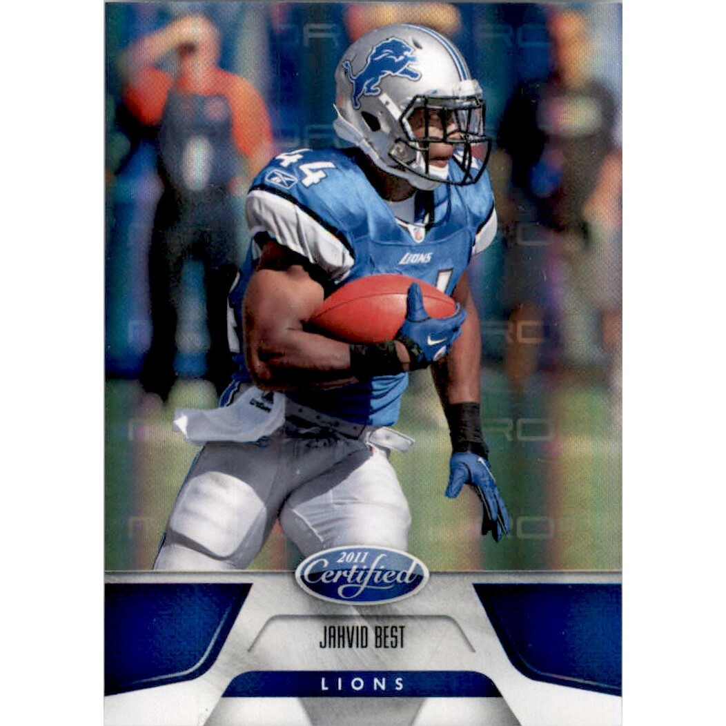 2011 Certified Mirror Blue #50 Jahvid Best