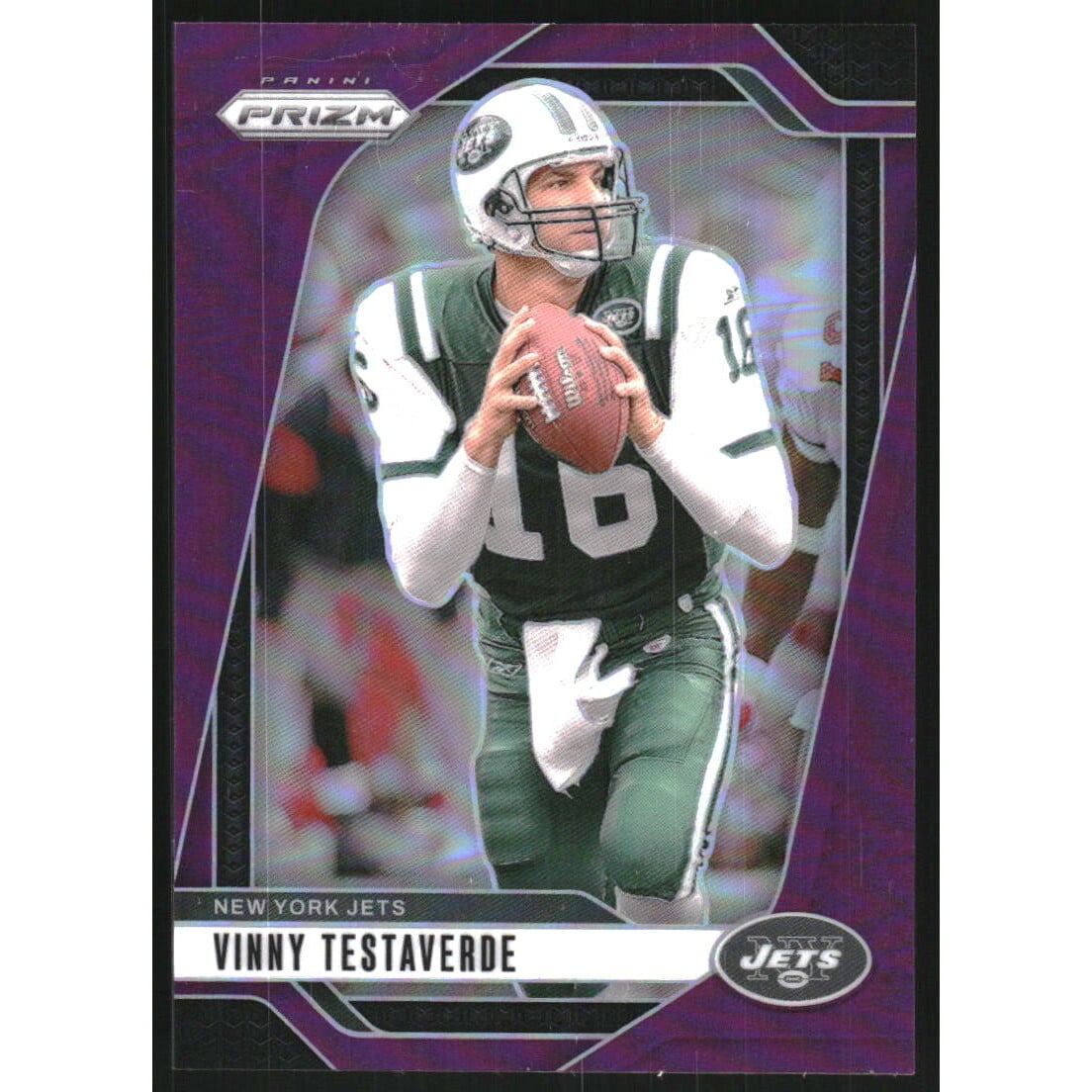 2024 Panini Prizm Prizms Purple #229 Vinny Testaverde. rookie card picture