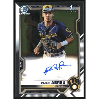 2021 Bowman Chrome Prospect Autographs #CPAPA Pablo Abreu