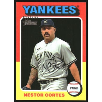 2024 Topps Heritage Chrome #260 Nestor Cortes/999