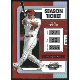 2022 Panini Chronicles Contenders Optic Holo #5 Mike Trout