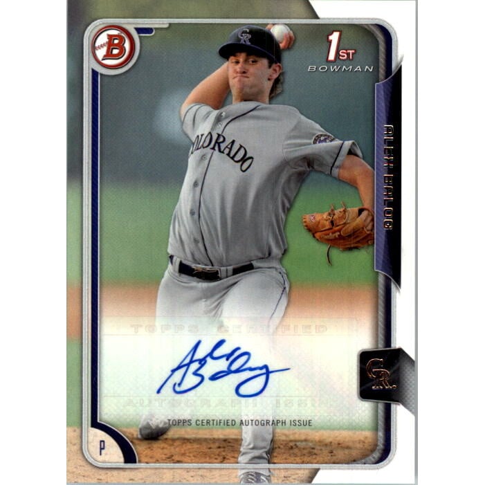 2015 Bowman Prospects Autographs #PAAB Alex Balog 2015 Bowman Prospects Autographs #PAAB Alex Balog