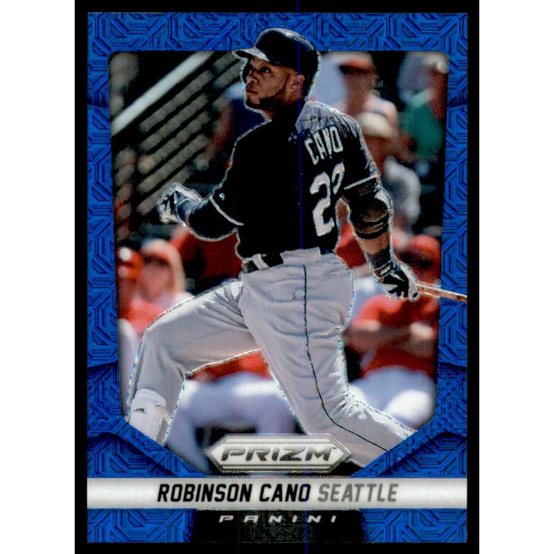 2014 Panini Prizm Prizms Blue Mojo #12 Robinson Cano