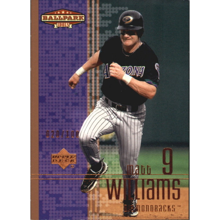 2002 Upper Deck Ballpark Idols Bronze #131 Matt Williams. rookie card picture