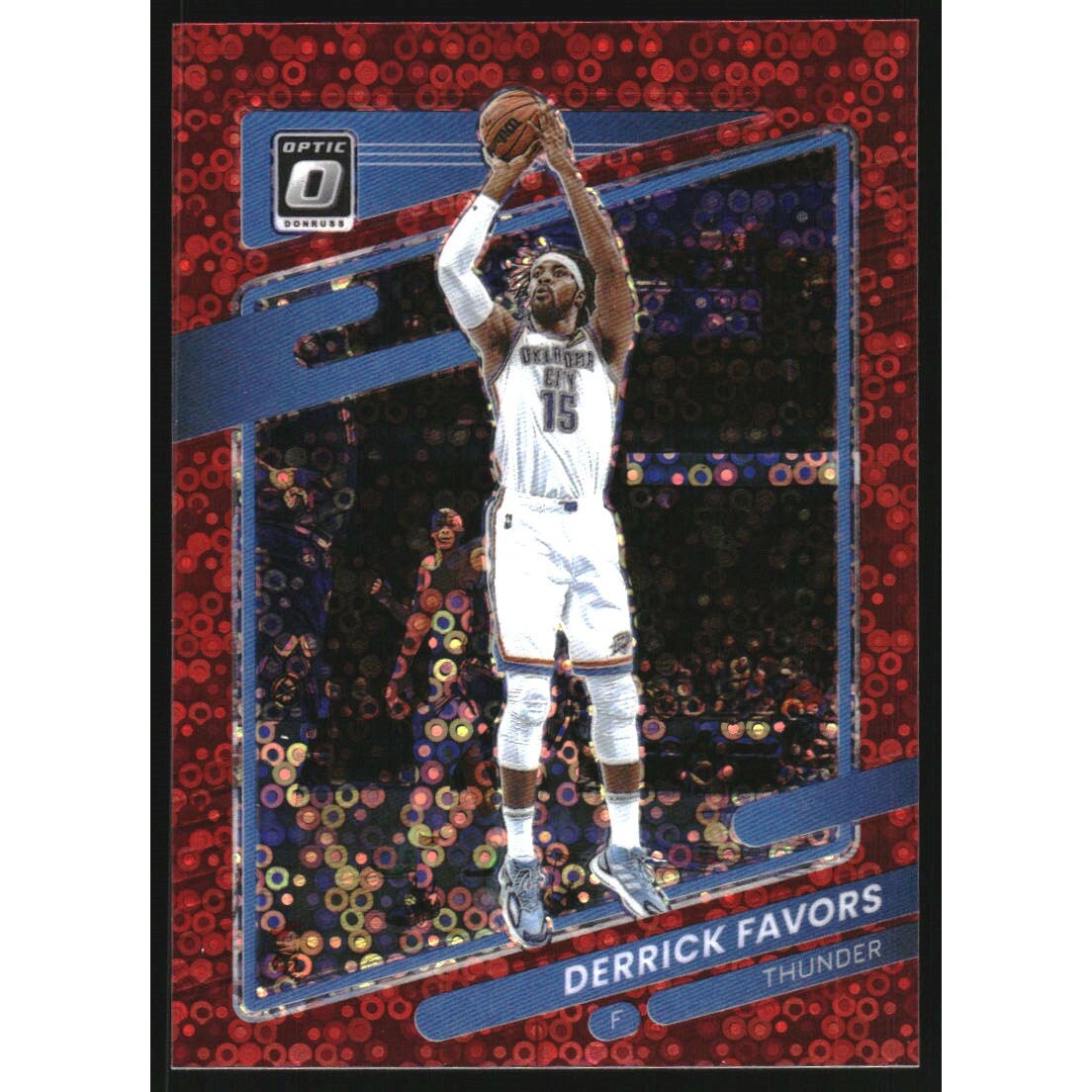2021-22 Donruss Optic Fast Break Red #33 Derrick Favors