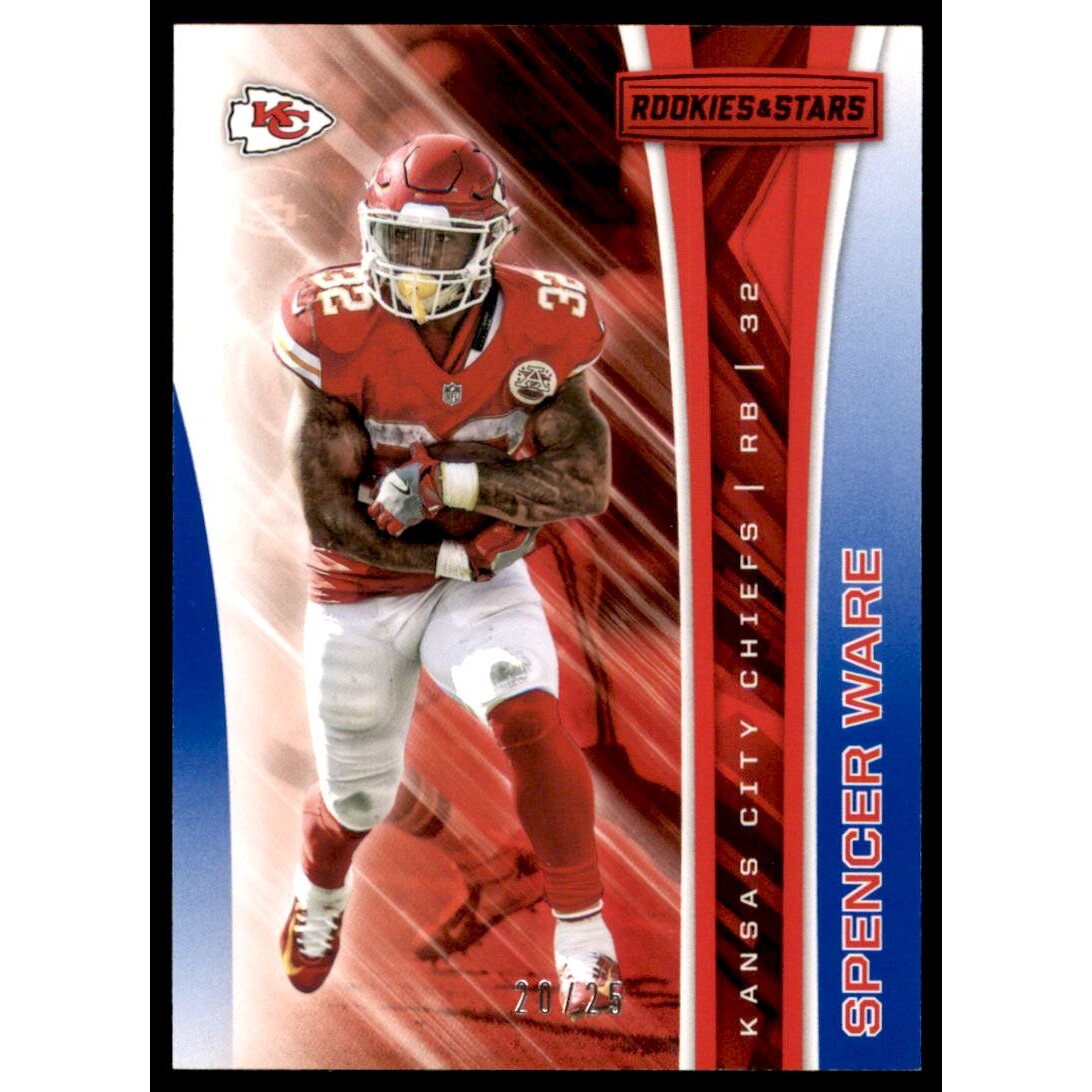 2017 Rookies and Stars Red and Blue #138 Spencer Ware 2017 Rookies and Stars Red and Blue #138 Spencer Ware