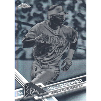2017 Topps Chrome Negative Refractors #134 Paul Goldschmidt