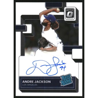 2022 Donruss Optic Rated Rookies Signatures #17 Andre Jackson