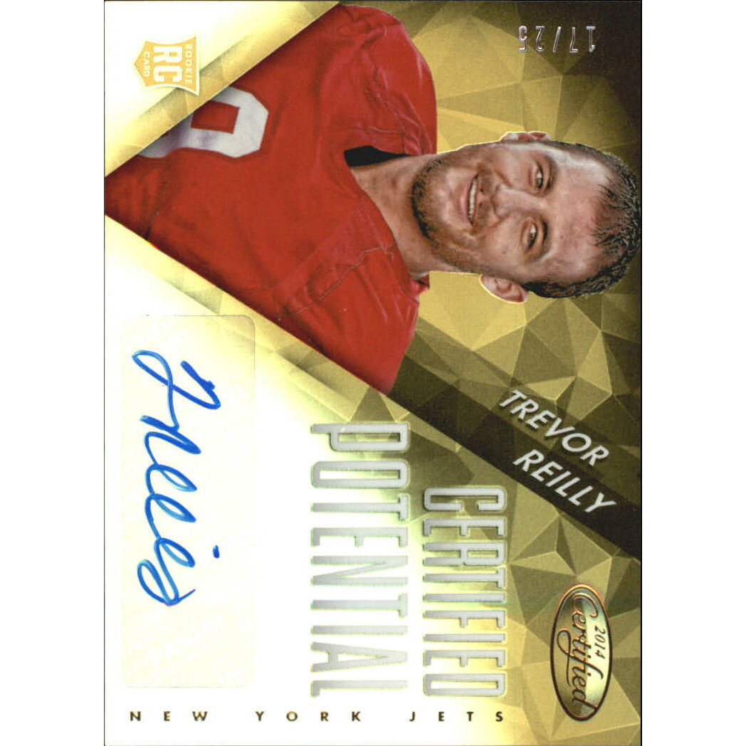 2014 Certified Potential Autographs Mirror Gold #PTR Trevor Reilly/25