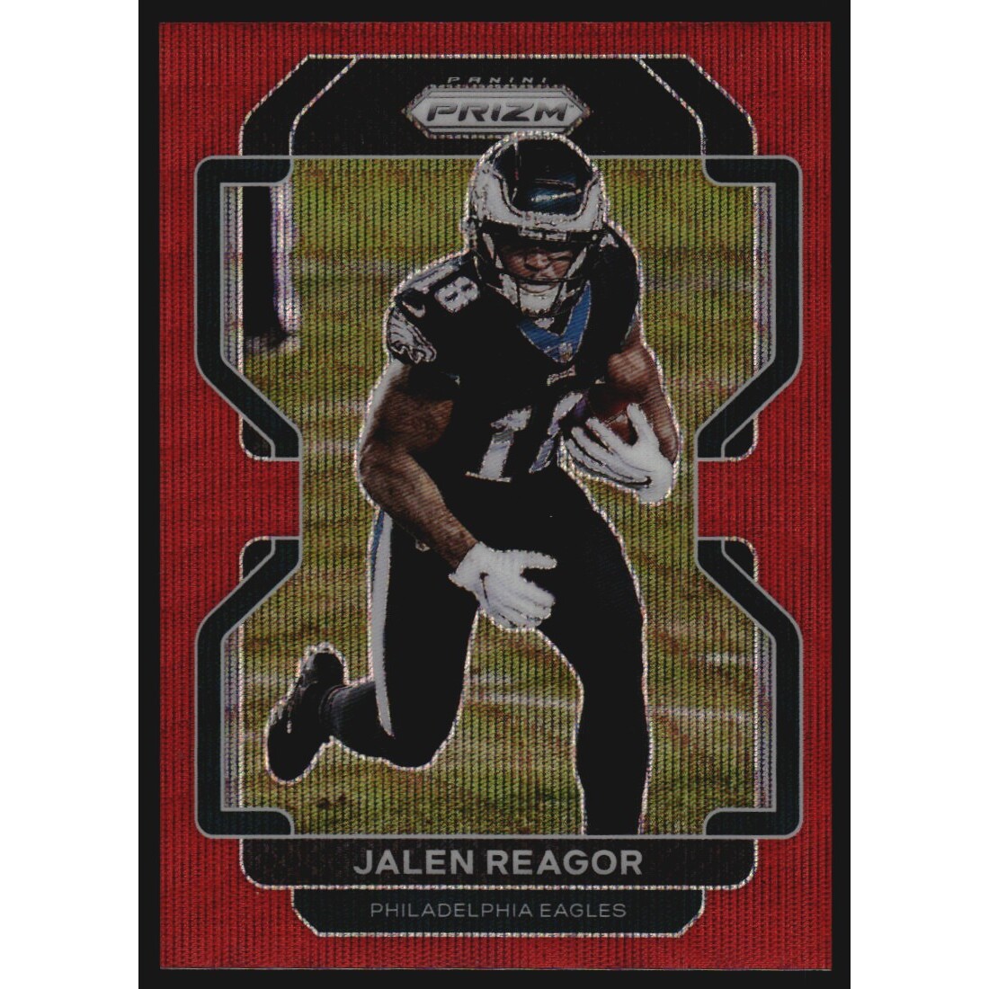 2021 Panini Prizm Prizms Red Wave #219 Jalen Reagor