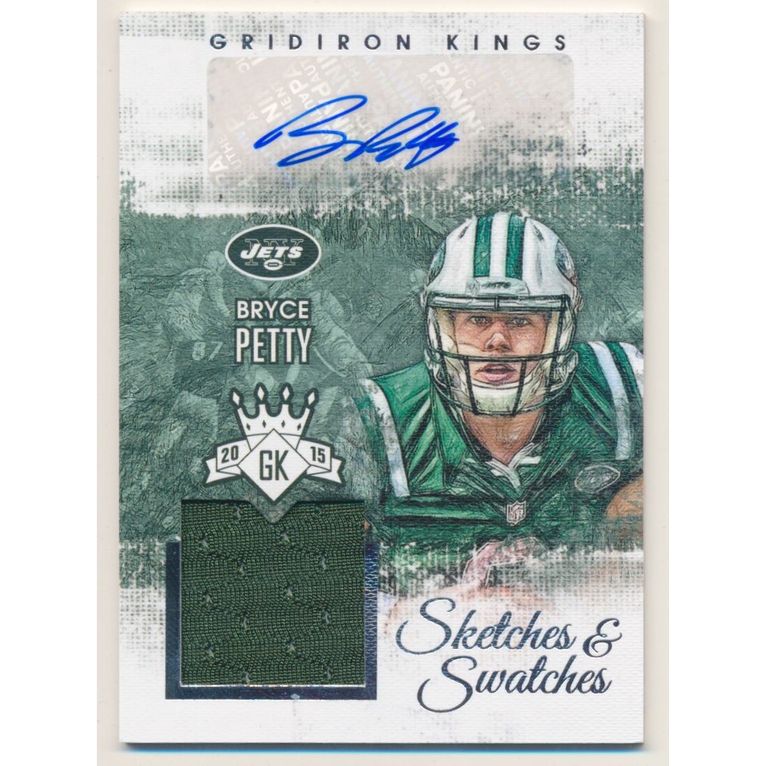2015 Gridiron Kings Sketches and Swatches Autographs #29 Bryce Petty/249