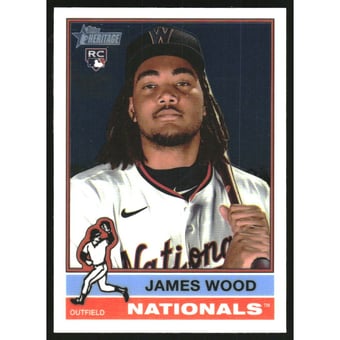 2025 Topps Heritage Chrome #231 James Wood