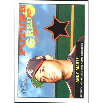 2005 Bowman Heritage Future Greatness Jersey Relics #AMA Andy Marte D
