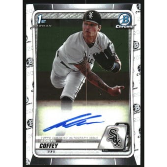 2020 Bowman Chrome Draft Autographs #CDAAC Adisyn Coffey