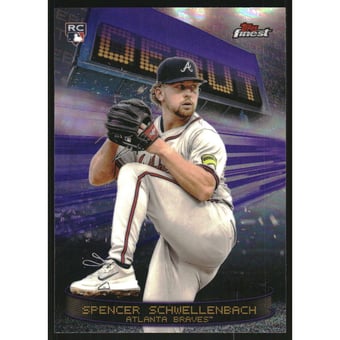 2025 Finest Debut Purple Refractors #D25 Spencer Schwellenbach