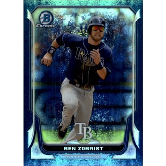 2014 Bowman Chrome Bubble Refractors #79 Ben Zobrist
