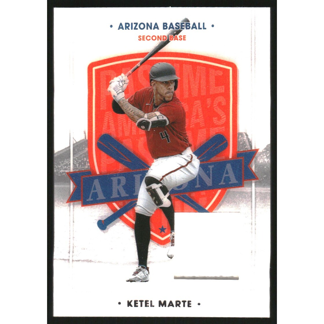 2021 Panini America’s Pastime Swatches #53 Ketel Marte