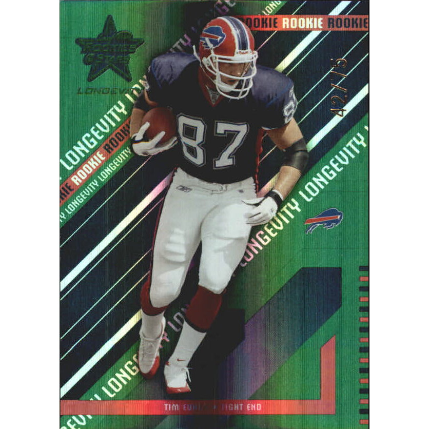 2004 Leaf Rookies and Stars Longevity Emerald #111 Tim Euhus