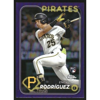 2024 Topps Chrome Purple Refractors #295 Endy Rodriguez