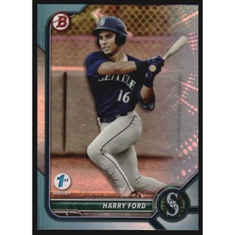 2022 Bowman 1st Edition Sky Blue Foil #BPPF78 Harry Ford