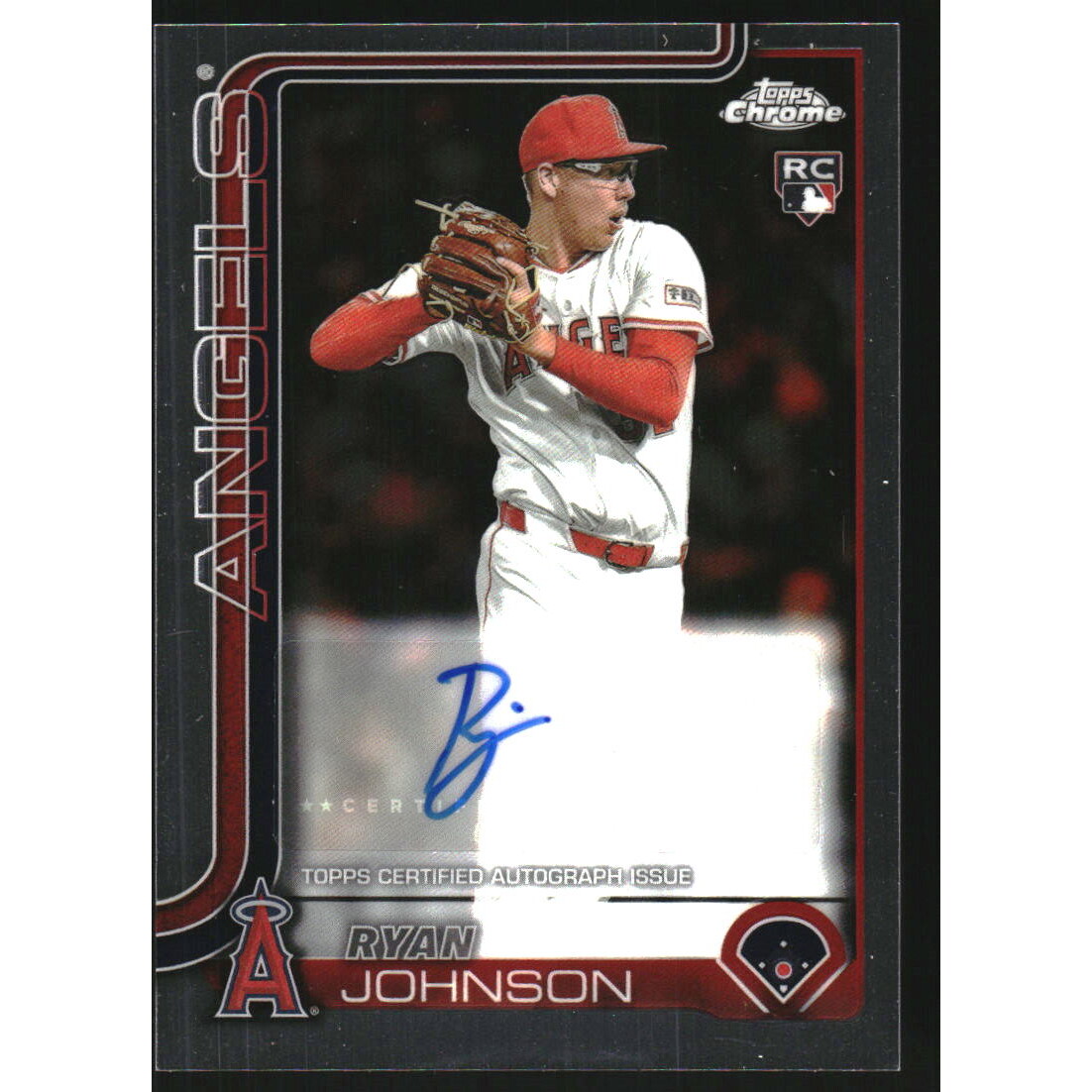 2025 Topps Chrome Update Autographs #ACRJO Ryan Johnson. rookie card picture