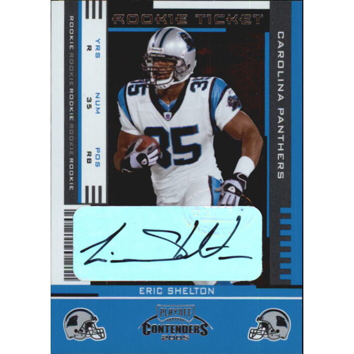 2005 Playoff Contenders #137 Eric Shelton AU RC