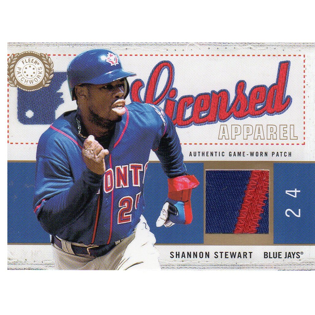 2003 Fleer Patchworks Licensed Apparel Patch #SS Shannon Stewart