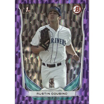 2014 Bowman Draft Purple Ice #DP82 Austin Cousino