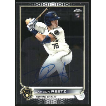 2022 Topps Chrome Rookie Autographs #RAJRE Jakson Reetz