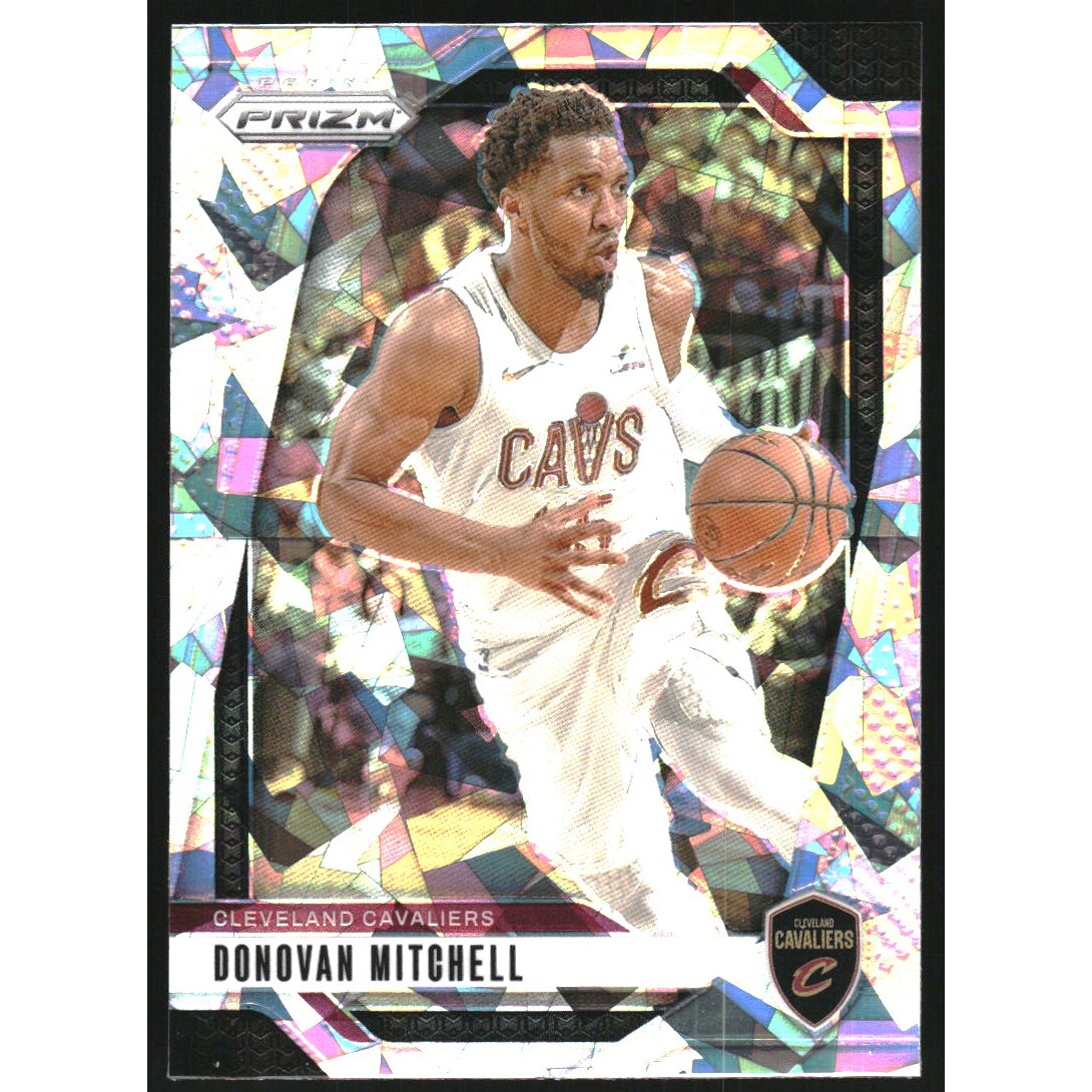 2024-25 Panini Prizm Prizms Ice #155 Donovan Mitchell