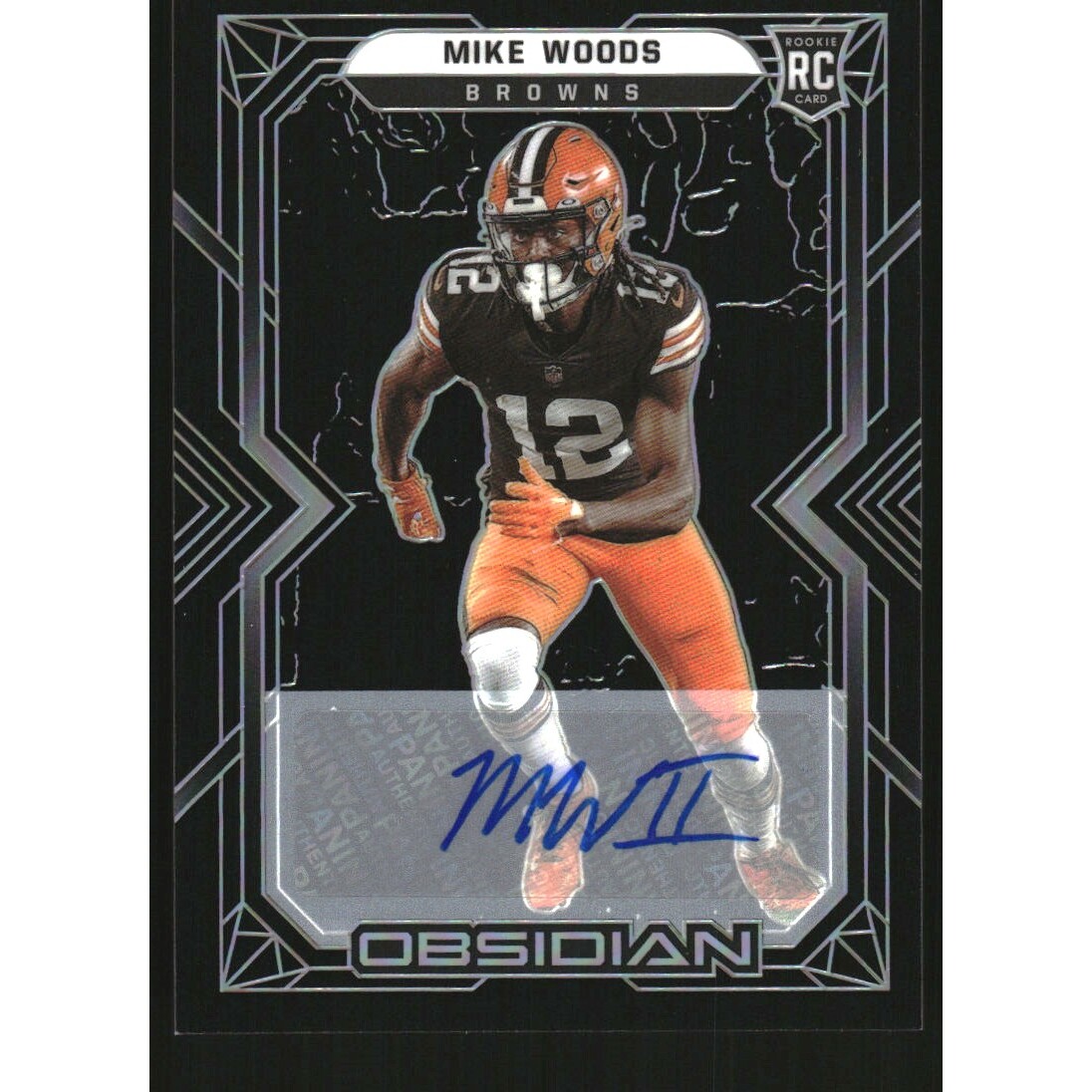 2022 Panini Obsidian Rookie Autographs #198 Mike Woods